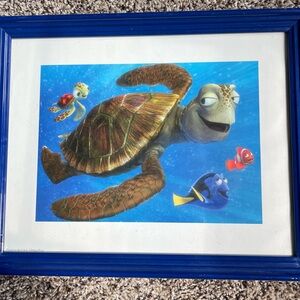 Disney Finding Nemo Framed Art with Blue Frame